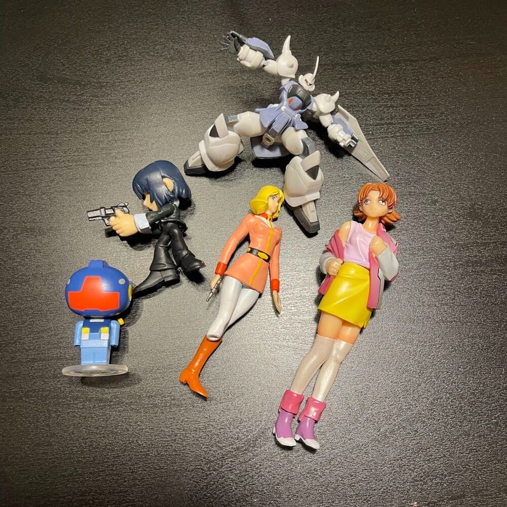 Lot of 5 Mobile Suit Gundam Figures – Random Characters – Missing Pieces